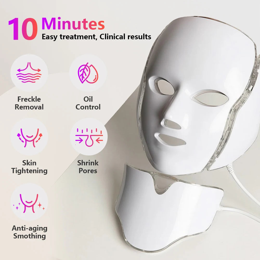 7 Color LED Therapy Mask