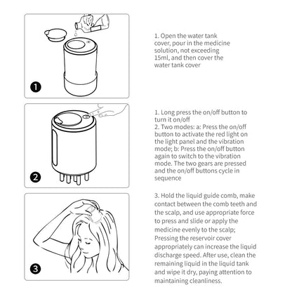 Red Light Hair Serum Applicator